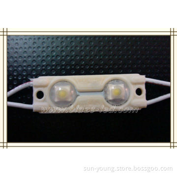 LED Advertisement module 12V LED Module 5050SMD, 0.48W, Waterproof IP67, 2pcs 5050SMD LED bulb, White/Red/Green/Blue 3M